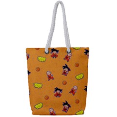 Dragonball Full Print Rope Handle Tote (small) by Mezalola