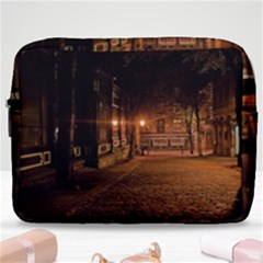 City Night Dark Architecture Lamps Make Up Pouch (large) by Sudhe
