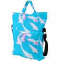 Koi Carp Scape Fold Over Handle Tote Bag View2