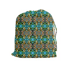 O 4 Drawstring Pouch (xl) by ArtworkByPatrick