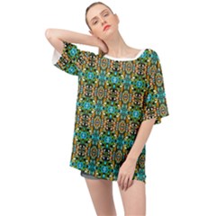 O 4 Oversized Chiffon Top by ArtworkByPatrick