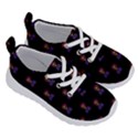 Nerdy 60s  Girl Pattern Black Running Shoes View3