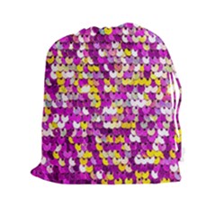 Funky Sequins Drawstring Pouch (xxl) by essentialimage