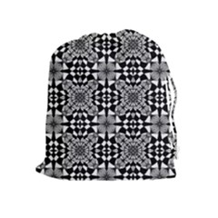Fabric Geometric Shape Drawstring Pouch (xl) by HermanTelo