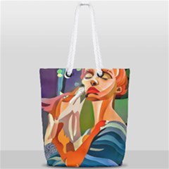 #art #illustration #drawing #infinitepainter #artist #sketch #mirrorart #jwildfire #mirrorlab #galle Webp Net Resizeimage (8) Full Print Rope Handle Tote (small) by soulone