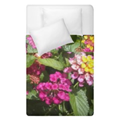 Summer Lantana W Bee Duvet Cover Double Side (single Size) by Riverwoman