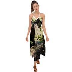 Hot Day In Dallas 1 Halter Tie Back Dress  by bestdesignintheworld
