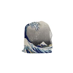 Image Woodblock Printing Woodcut Drawstring Pouch (xs) by Sudhe