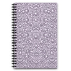 Baroque Pearls And Fauna Ornate Mandala 5 5  X 8 5  Notebook by pepitasart