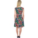 Figs and Monstera  Capsleeve Midi Dress View2