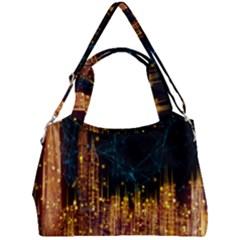 Architecture Buildings City Double Compartment Shoulder Bag by Simbadda