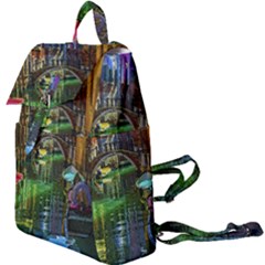 Venice City Italy Architecture Buckle Everyday Backpack by Simbadda