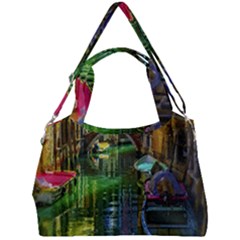 Venice City Italy Architecture Double Compartment Shoulder Bag by Simbadda