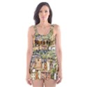 Architecture Town Travel Water Skater Dress Swimsuit View1
