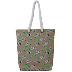 Bunnies Pattern Full Print Rope Handle Tote (small) by bloomingvinedesign