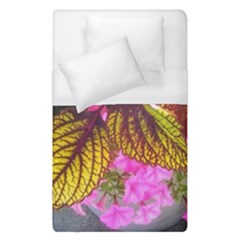 Coleus & Petunia Duvet Cover (single Size) by Riverwoman