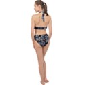 Vector Pattern Design With Tribal Elements Halter Side Cut Swimsuit View2