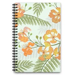 Peacock Flower Seamless Pattern 5 5  X 8 5  Notebook by Vaneshart