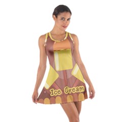Cream Sweet Icecream Cotton Racerback Dress by Bajindul
