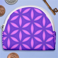 Pattern Texture Backgrounds Purple Horseshoe Style Canvas Pouch by HermanTelo