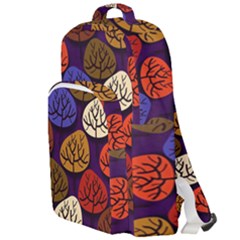 Tree Pattern Background Double Compartment Backpack by Vaneshart