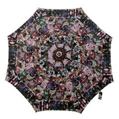 Graffiti Wall Background Hook Handle Umbrellas (large) by Vaneshart