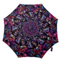 Multicolored Abstract Painting Hook Handle Umbrellas (Large) View1