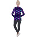 Textured Background Tile Pattern Casual Zip Up Jacket View2