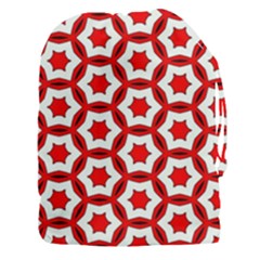 Pattern Red White Texture Seamless Drawstring Pouch (xxxl) by Simbadda