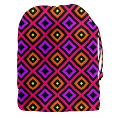 Squares Modern Backgrounds Texture Drawstring Pouch (xxxl) by Simbadda