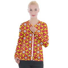 Pattern Colorful Modern Color Casual Zip Up Jacket by Simbadda