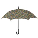 Tribal Background Boho Digital Paper Hook Handle Umbrellas (Medium) View3