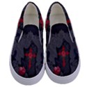The Crows With Cross Kids  Canvas Slip Ons View1