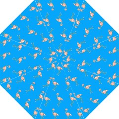 Flamenco Birds Exotic Nice Pink Folding Umbrellas by Mariart