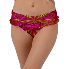 Abstract Art Fractal Modern Art Frill Bikini Bottom by Wegoenart