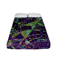 Background Design Art Artwork Fitted Sheet (full/ Double Size) by Wegoenart