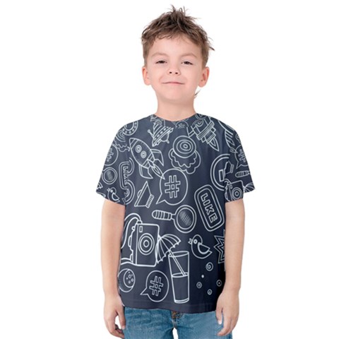 Internet Planets Drinks Computers Kids  Cotton Tee by Wegoenart