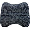 Internet Planets Drinks Computers Velour Head Support Cushion View2