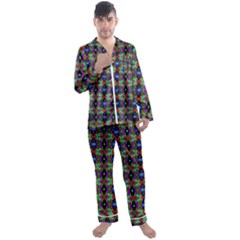 Abstract 11 Men s Satin Pajamas Long Pants Set by ArtworkByPatrick