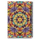 Geometric Pattern Kaleidoscope Art Mirror Image Mosaic 5.5  x 8.5  Notebook View2