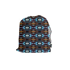 Abstract 15 Drawstring Pouch (medium)