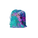 Background Texture Pattern Drawstring Pouch (Small) View2