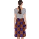Abstract Clutter Pattern Vintage Midi Beach Skirt View2