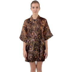 Steampunk 3169877 960 720 Half Sleeve Satin Kimono  by vintage2030