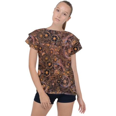 Steampunk 3169877 960 720 Ruffle Collar Chiffon Blouse by vintage2030