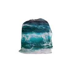 Waves 3975256 960 720 Drawstring Pouch (small) by vintage2030