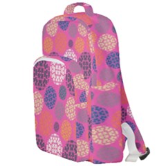 Abstract Seamless Pattern Graphic Pink Double Compartment Backpack by Vaneshart