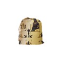 Anubis The Egyptian God Pattern Drawstring Pouch (XS) View2