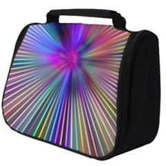 Rays Colorful Laser Ray Light Full Print Travel Pouch (big) by Bajindul