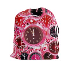 Clock Face 4 Drawstring Pouch (xxl) by impacteesstreetwearten